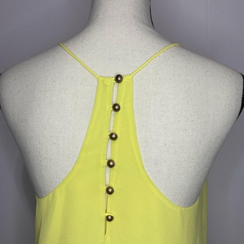 Style Loft Small Yellow Racerback Flowy Tank - Picture 4 of 5